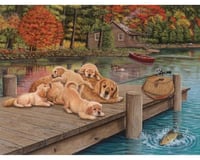 Cobble Hill Puzzles Cobble Hill 88004 Lazy Day on the Dock 275 Piece Puzzle