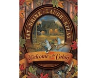 Cobble Hill Puzzles Cobble Hill 88005 Welcome to the Cabin by Artist Sam Timm 275 Piece Cottage/Cabin Jigsaw Puzzle
