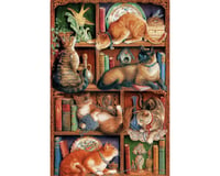 Cobble Hill Puzzles Feline Bookcase