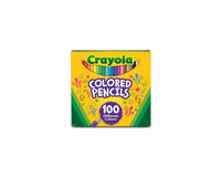 Crayola Llc Long Barrel Colored Woodcase Pencil Set (100 Assorted Colors)