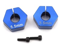 Custom Works 12mm Outlaw 4 Clamping Hex (2) (+5.5mm Offset) (5mm Axle)
