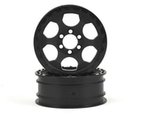 Crawler Innovations Double Deuce 6 Bolt 2.2 Crawler Wheel (Black) (2) (1.0 Wide)