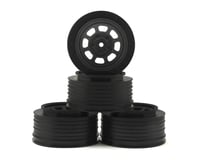 DE Racing Speedway SC Dirt Oval Wheels (Black) (4) (+3mm Offset/29mm Backspace)