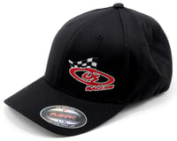 DE Racing Flexfit Baseball Cap (Black) (L/XL)