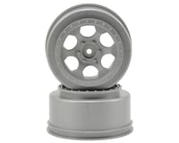 DE Racing Trinidad Short Course Wheels w/3mm Offset (Silver) (2) (SC5M)