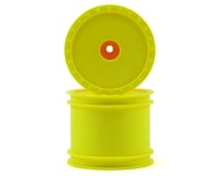 DE Racing 12mm Hex "Borrego" 2.2" 1/10 Stadium Truck Wheel (2) (T4) (Yellow)