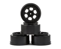 DE Racing Trinidad Short Course Wheels w/3mm Offset (Black) (4) (SC5M)