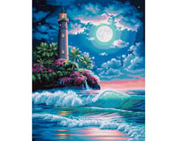 Dimensions 73-91424 Lighthouse In Moonlight PBN