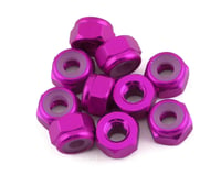 DragRace Concepts 3mm Aluminum Lock Nuts (Purple) (10)