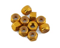 DragRace Concepts 3mm Aluminum Lock Nut (Gold) (10)