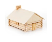 Darice 1-Piece Log Cabin Wood Model Kit