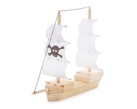 Darice 9181-32 Wooden Model, Pirate Ship Kit, (8.25"x7")