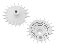 DS Racing Sloped Aero Drift Wheel Cover (White) (2) (Drift Element Wheels)