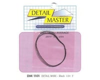 Detail Master 1/24-1/25 2ft. Detail Wire Black (.0075" Dia.)