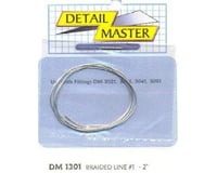 Detail Master 1/24-1/25 2ft. Braided Line #1 (.020")
