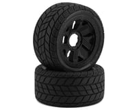 DuraTrax Bandito 5.7" Pre-Mounted Tire (Black) (2) w/Ripper Wheels & Removable