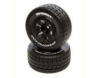 DuraTrax SpeedTreads Upshot Short Course Front Tires w/12mm Hex (Black) (2)