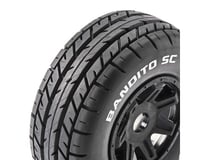 DuraTrax Bandito Pre-Mounted SC Tires (Black) (2) (C2)