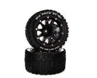 DuraTrax Six Pack ST Belted 2.8" 2WD On-Road Truck Tires w/14mm Hex (Black) (2)