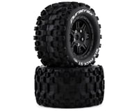 DuraTrax Six Pack ST Belted 3.8" Pre-Mounted Truck Tires w/17mm Hex (Black) (2)