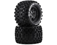 DuraTrax Six Pack MT Belted 3.8" Pre-Mounted Truck Tires w/17mm Hex (Black) (2)