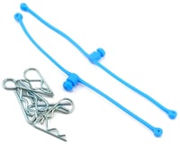 DuBro Body Klip Retainers w/Body Clips (Blue)