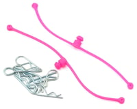 DuBro Body Klip Retainers w/Body Clips (Pink)