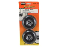 DuBro 3-1/2" Treaded Low Bounce Wheels (2)