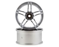 Mikuni AVS Model T5 5-Split Spoke Drift Wheels (Chrome Silver) (2)