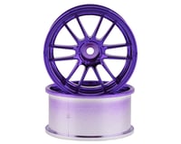 Mikuni Ultimate GL 6-Split Spoke Drift Wheels (Plated Purple) (2)