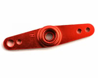 Dynamite Machined Aluminum Hitec Double Sided Servo Horn (Red)