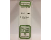 Evergreen Scale Models O Styrene Strip 1X10 11Pc