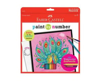 Faber-Castell - Paint By Number Peacock Art Kit