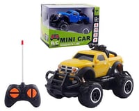 HK TEC YP Toys 4 Channel 1:43 RC High Speed Mini Car with Remote Control (YELLOW)