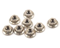 Helion 4x0.7x7mm Flanged Serrated Nuts (8)