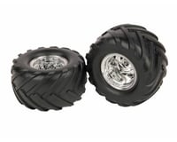 Helion 12mm Hex Pre-Mounted Monster Truck Tires (2)
