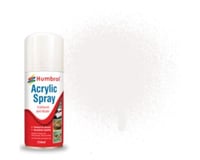 Humbrol 150ml Acrylic Matte White Primer Spray