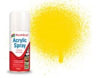 Humbrol 150ml Acrylic Gloss Yellow Spray