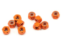 HPI 3mm Aluminum Thin Locknut Set (Orange) (10)