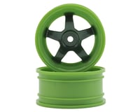 HPI 12mm Hex 26mm Work Meister S1 1/10 Wheel (Green) (2) (0 Offset)