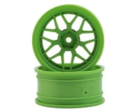 HPI Tech 7 Wheel Green 52X26X+6Mm Offset (2Pcs)