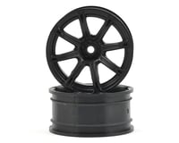 HPI 12mm Hex 26mm Work Emotion XC8 Wheel (Black) (2) (9mm Offset)