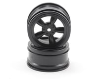 HPI 12mm Hex 26mm Vintage 5-Spoke Wheel (2) (0mm Offset) (Black)