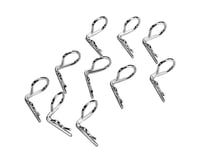 Hot Racing 90 Degree Bend Body Clips (10) (Silver)