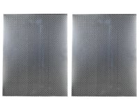 Hot Racing Aluminum Scale Diamond Plate Sheet (Silver) (2) (22x28cm)