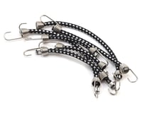 Hot Racing 1/10 Scale Bungee Cord Set (Black/White) (6)