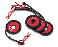Hot Racing Red Body Washer & Clip Leash Retainer Set