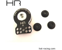 Hot Racing Aluminum CNC Heavy Duty Servo Saver w/Heavy Spring Tension (Black)