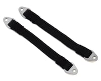 Hot Racing 95mm Suspension Travel Limit Straps (2) (Silver)