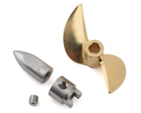 Hot Racing Brass Prop Set with Bullet Nut & Drive Dog: Traxxas M41, Spartan